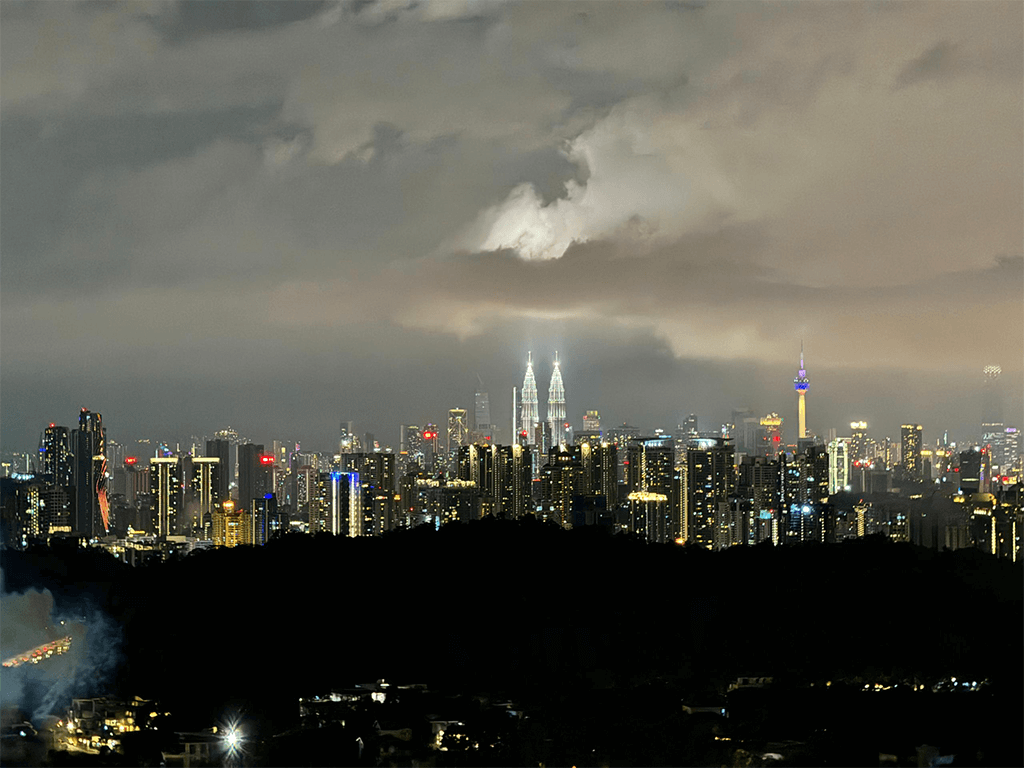 Singapore City at night 